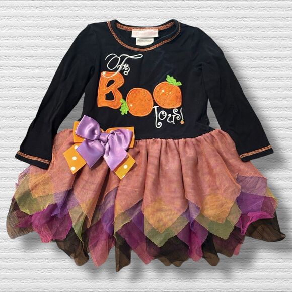 Bonnie Baby Faboolous Fabulous Tutu Halloween Tunic Dress Size 18 Months - Picture 1 of 4